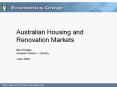 Australian Housing and Renovation Markets PowerPoint PPT Presentation