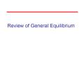 Review of General Equilibrium PowerPoint PPT Presentation