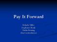 Pay It Forward PowerPoint PPT Presentation