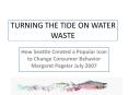 TURNING THE TIDE ON WATER WASTE PowerPoint PPT Presentation
