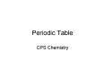 Periodic Table PowerPoint PPT Presentation