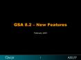 GSA 8'2 New Features PowerPoint PPT Presentation