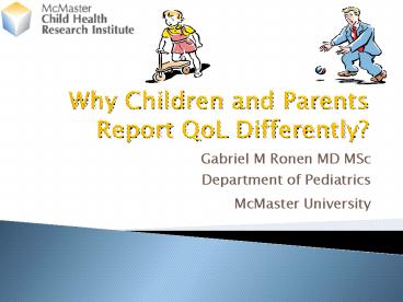 Gabriel M Ronen MD MSc