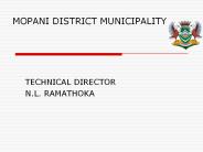 MOPANI DISTRICT MUNICIPALITY