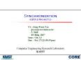 Synchronization EE512 Project 2 PowerPoint PPT Presentation