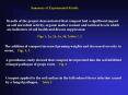 Summary of Experimental Results PowerPoint PPT Presentation
