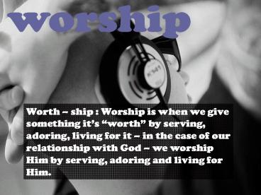 worship
