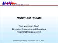 NGIXEast Update PowerPoint PPT Presentation