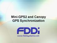 Mini-GPS2 and Canopy GPS Synchronization