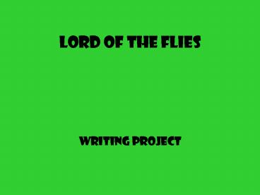 Lord of the Flies