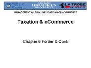 Taxation