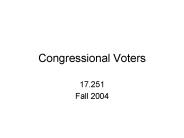 Congressional Voters
