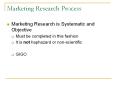 Marketing Research Process PowerPoint PPT Presentation