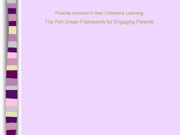 Childrens Emotional Wellbeing and Resilience