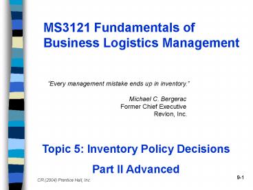 CR 2004 Prentice Hall, Inc'