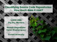 Cloudifying Source Code Repositories: How much does it cost