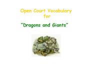 Open Court Vocabulary for