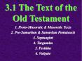 3.1 The Text of the Old Testament PowerPoint PPT Presentation