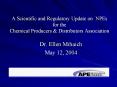 A Scientific and Regulatory Update on NPEs for the Chemical Producers PowerPoint PPT Presentation