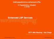Enhanced LSP Services
