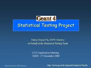 Statistical Testing Project