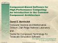 Component-Based Software for High-Performance Computing: An Introduction to the Common Component Architecture PowerPoint PPT Presentation