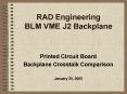 RAD Engineering BLM VME J2 Backplane PowerPoint PPT Presentation