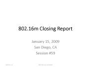 802'16m Closing Report