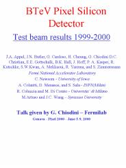 BTeV Pixel Silicon Detector