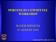PORTFOLIO COMMITTEE WORKSHOP PowerPoint PPT Presentation