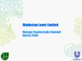 Hindustan Lever Limited Morgan Stanley India Summit March 2006 PowerPoint PPT Presentation