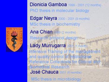 Edgar Neyra 2000 2001 9 months