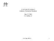 6.11s Notes for Lecture 4