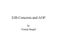 EJB Concerns and AOP PowerPoint PPT Presentation