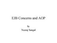 EJB Concerns and AOP