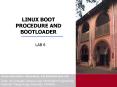 LINUX BOOT PROCEDURE AND BOOTLOADER PowerPoint PPT Presentation