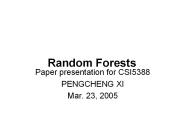 Random Forests