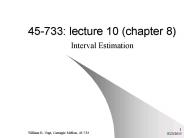 45-733: lecture 10 (chapter 8)