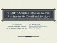 SITAR: A Scalable Intrusion Tolerant Architecture for Distributed Services PowerPoint PPT Presentation