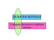 HOMOMORPHISM