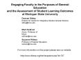 Engaging Faculty in the Purposes of General Education PowerPoint PPT Presentation