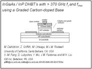 Indium Phosphide  Bipolar Integrated Circuits:  40 GHz and beyond