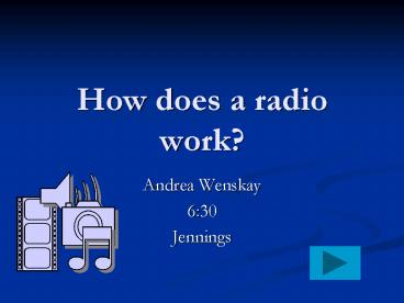 How does a radio work