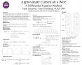 Approximate Current on a Wire A Differential Equation Method Adam Schreiber, Yuriy Goykhman, SURE 2004 Faculty Research Advisor: Dr. Chalmers Butler PowerPoint PPT Presentation