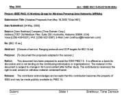 IEEE 802'15 subject