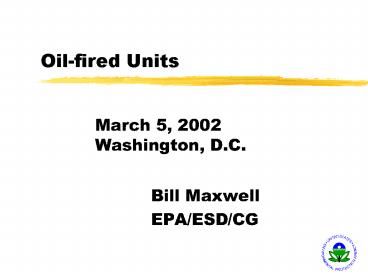 Oil-fired Units