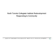 North Toronto Collegiate Institute Redevelopment