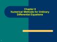 Chapter 6 Numerical Methods for Ordinary Differential Equations PowerPoint PPT Presentation