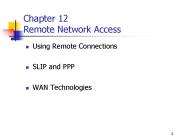 Chapter 12 Remote Network Access
