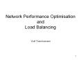 Network Performance Optimisation and Load Balancing PowerPoint PPT Presentation